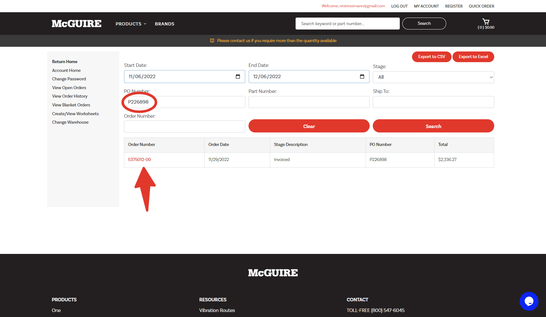 My Order Is In How do I check the status of my order?